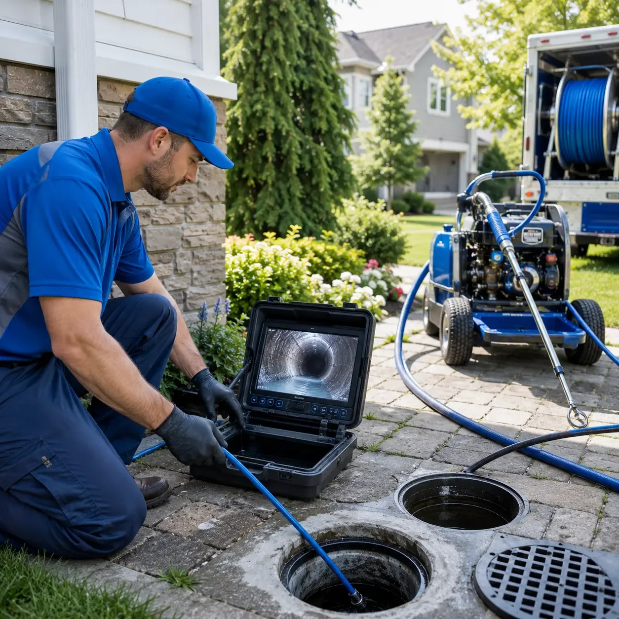 Outdoor drain cleaning professionals serving Walnut, CA