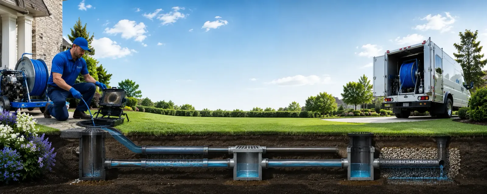 Outdoor drain cleaning information for Walnut, CA